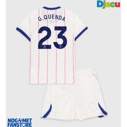 Chelsea Geovany Quenda #23 Rezervni Dres za djecu 2026-27 Kratak Rukav (+ Kratke hlače)